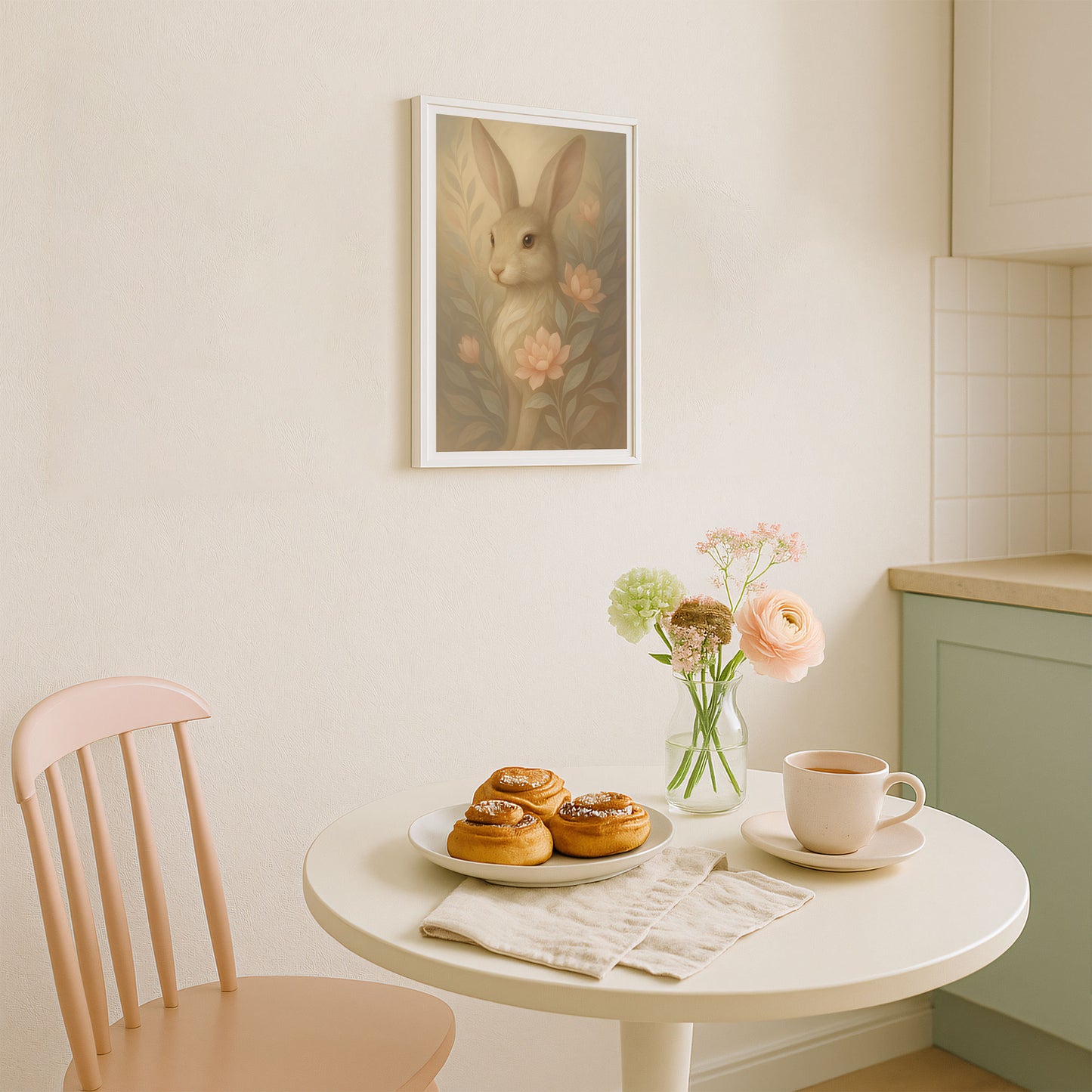 Poster Hare - Skogsdjur Art Print - Tryckt Poster i olika storlekar - PR88-19