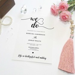 DIY Bröllopsinbjudan - Longing