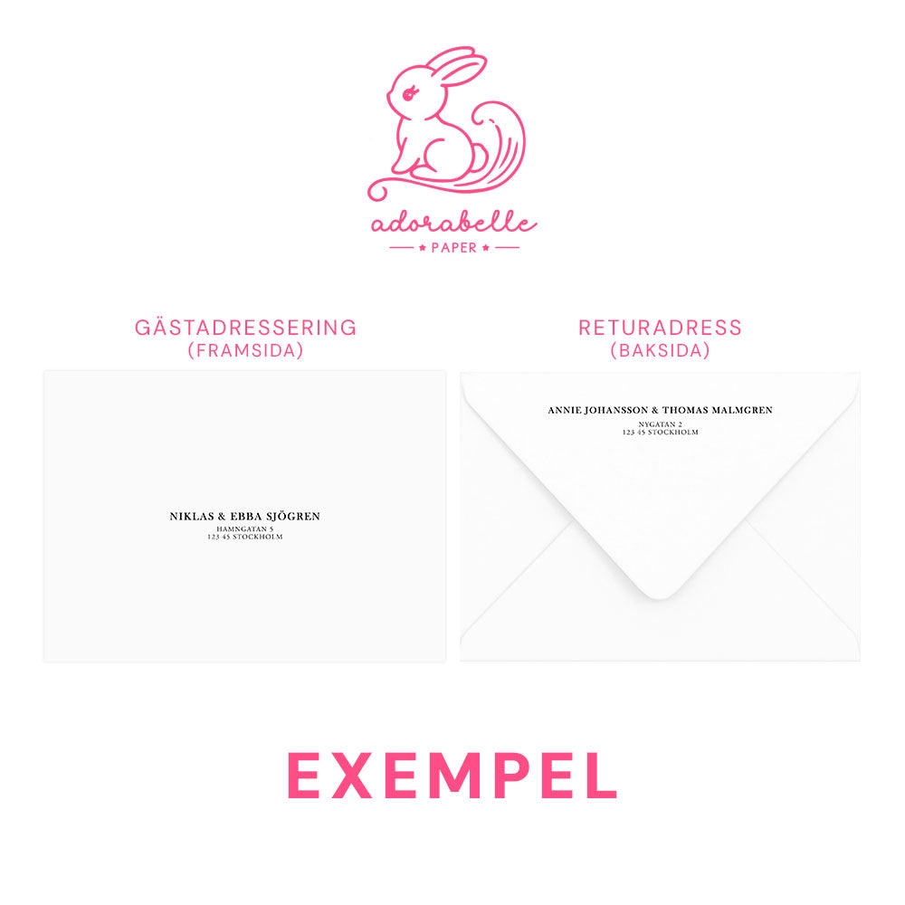 Save the Date-kort – Eucalyptus Elegant - A6 Tryckt kort för bröllopsdatum BR005