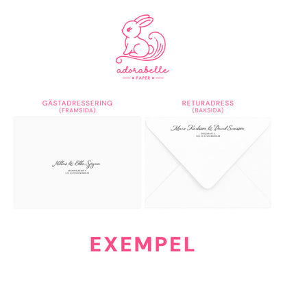 Save the Date-kort – Peach & Blush Blommig Romantisk Somrig - A6 Tryckt kort för bröllopsdatum BR006