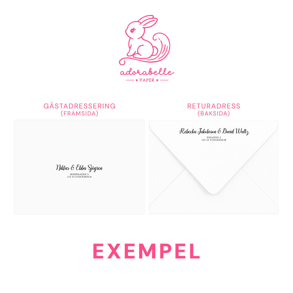 Save the Date-kort – We Do modern svartvit - A6 Tryckt kort för bröllopsdatum BR007