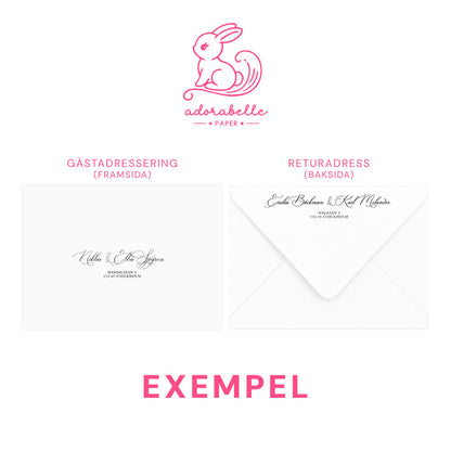 Save the Date-kort – Röda rosor romantiskt - A6 Tryckt kort för bröllopsdatum BR010