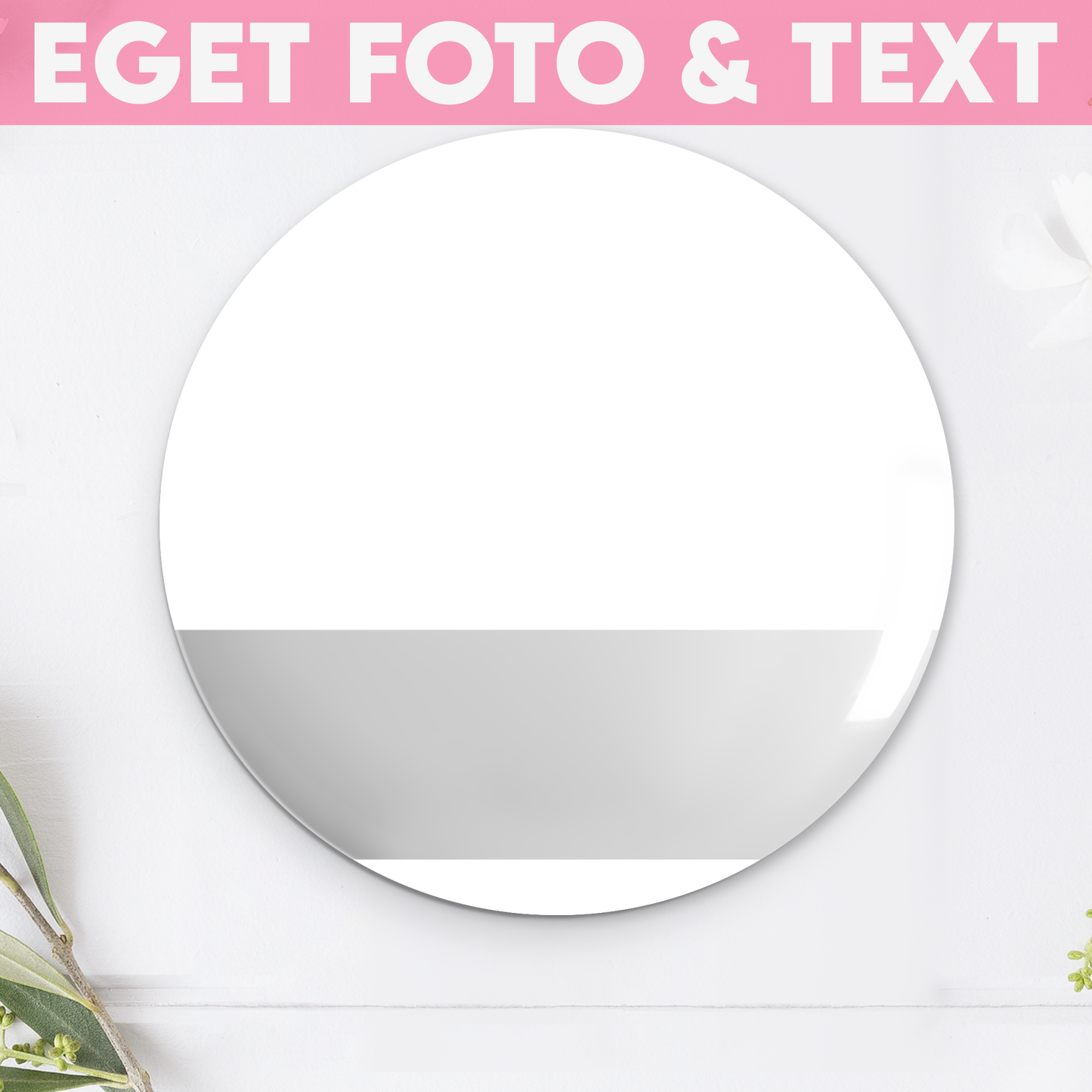 Personlig pin med Eget Foto – Bröllopsgåva till gäster – Personlig knapp med namn & datum PIN025