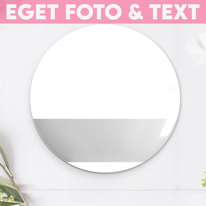 Personlig pin med Eget Foto – Bröllopsgåva till gäster – Personlig knapp med namn & datum PIN025