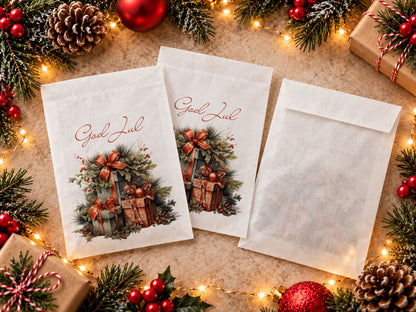 Julpåsar i papper - Julklappar | Godispåsar & små presentpåsar