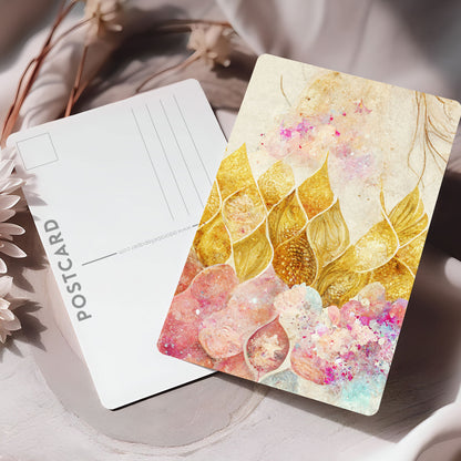 Vykort för postcrossing, scrapbooking & dekoration - Sjöjungfru FjällPC504