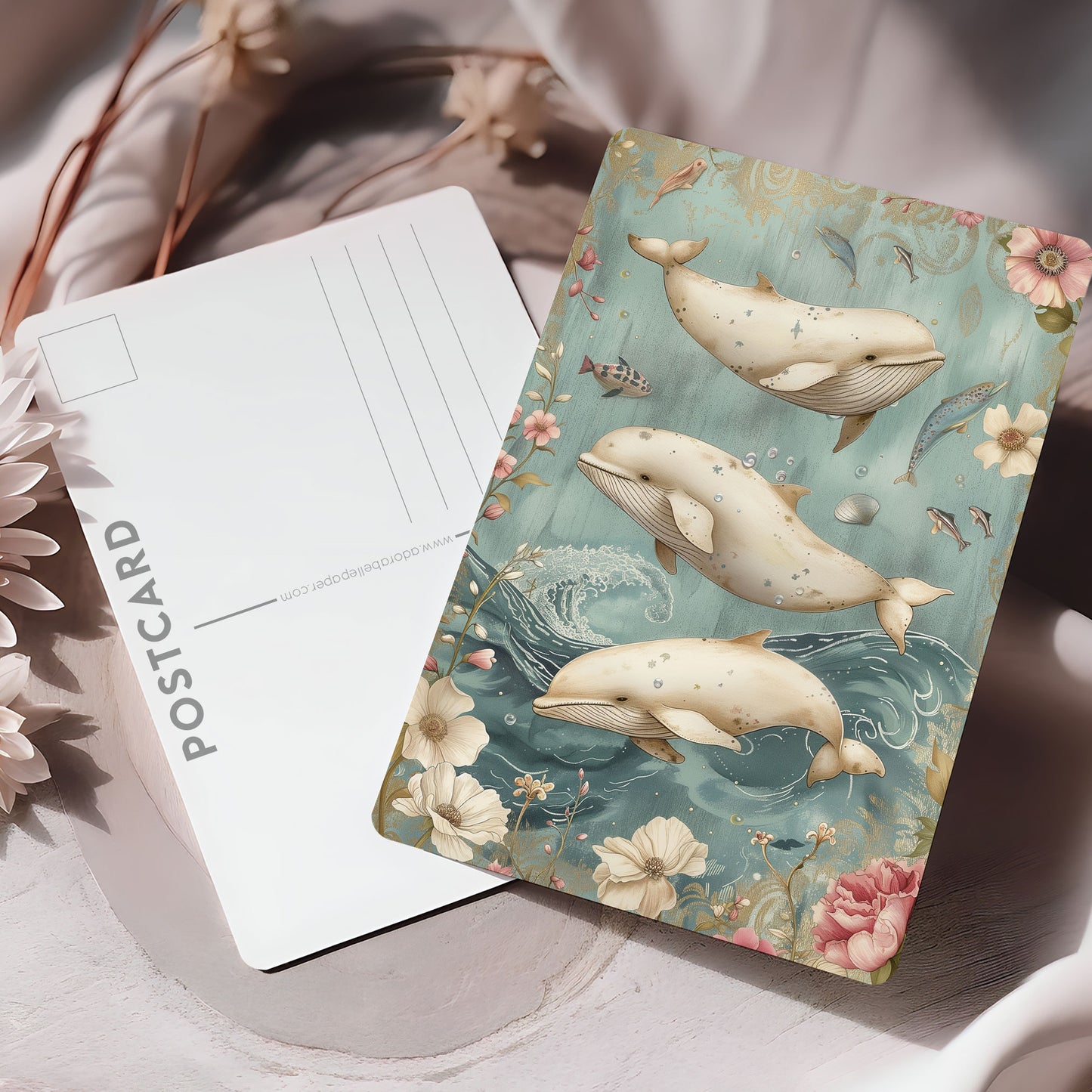 Vykort för postcrossing, scrapbooking & dekoration - Vintage Tre Valar PC516