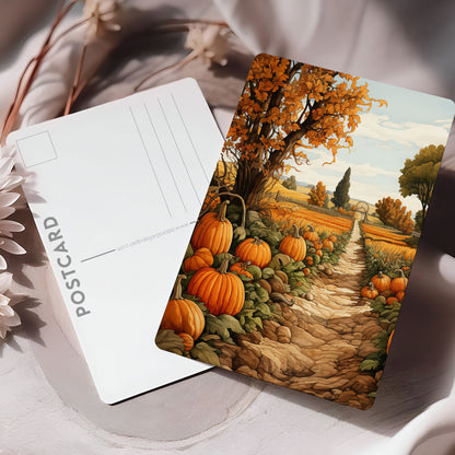 Vykort för postcrossing, scrapbooking & dekoration - Höst - PumporPC551