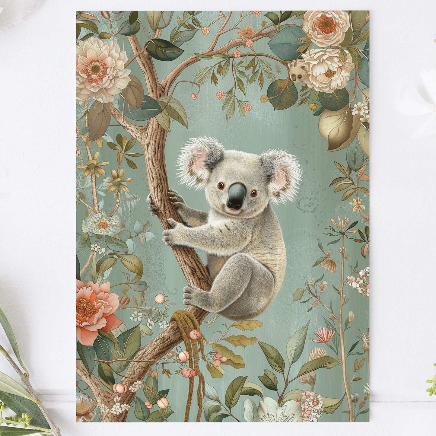 Vykort för postcrossing, scrapbooking & dekoration - Aussie Cutie Koala PC566