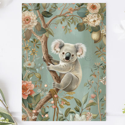 Vykort för postcrossing, scrapbooking & dekoration - Aussie Cutie Koala PC566