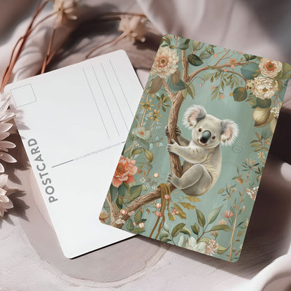 Vykort för postcrossing, scrapbooking & dekoration - Aussie Cutie Koala PC566