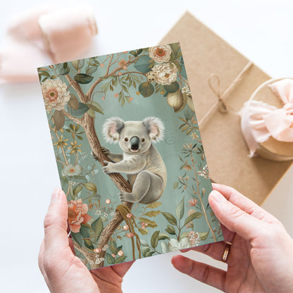 Vykort för postcrossing, scrapbooking & dekoration - Aussie Cutie Koala PC566