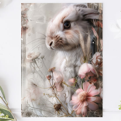 Vykort för postcrossing, scrapbooking & dekoration - Chic Kanin PC583