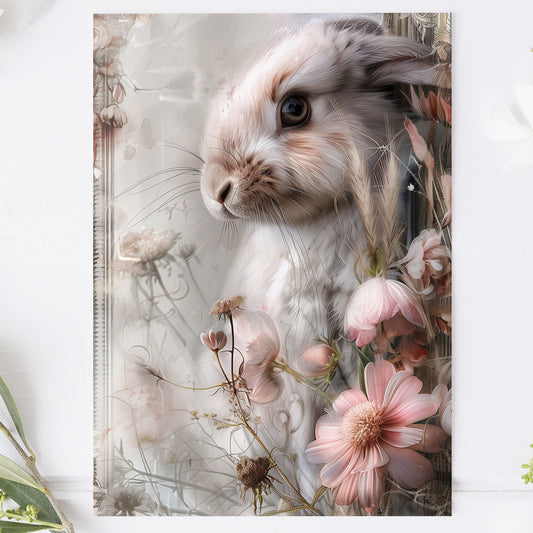 Vykort för postcrossing, scrapbooking & dekoration - Chic Kanin PC583