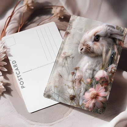 Vykort för postcrossing, scrapbooking & dekoration - Chic Kanin PC583