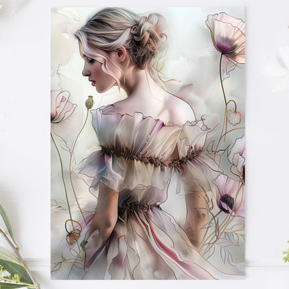 Vykort för postcrossing, scrapbooking & dekoration - Chic Flicka PC590