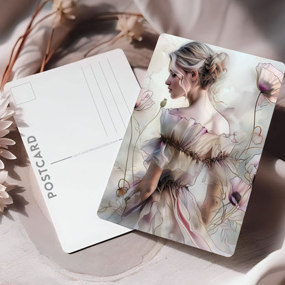 Vykort för postcrossing, scrapbooking & dekoration - Chic Flicka PC590