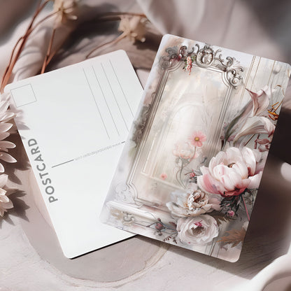 Vykort för postcrossing, scrapbooking & dekoration - Chic Spegel PC592