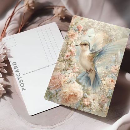 Vykort för postcrossing, scrapbooking & dekoration - Fantasy Kolibri PC669