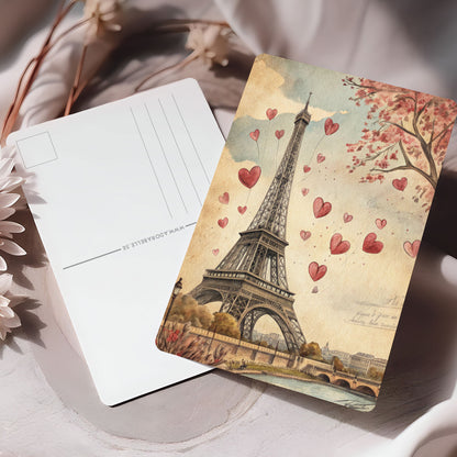 Vykort för postcrossing, scrapbooking & dekoration - Eiffeltornet PC674