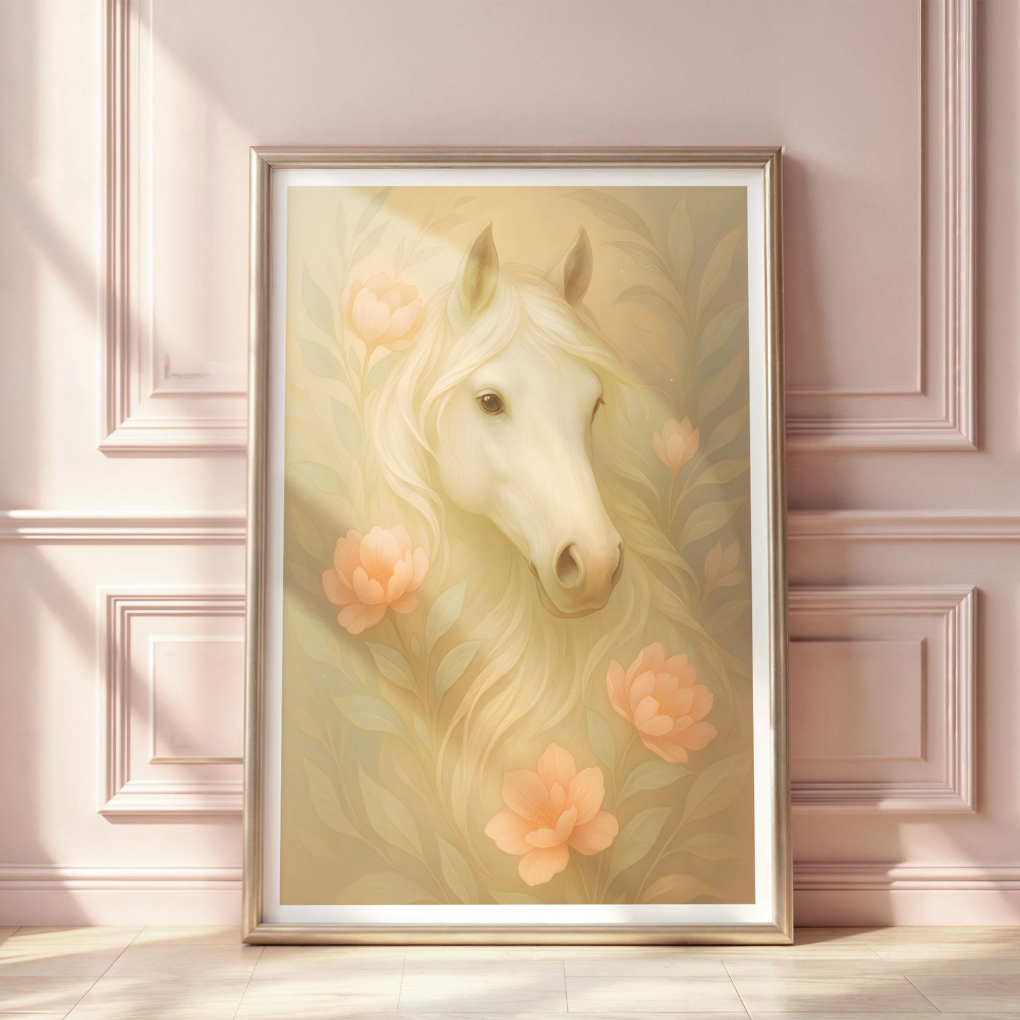 Poster Häst - Bondgårdsdjur Art Print - Tryckt Poster i olika storlekar - PR88-10