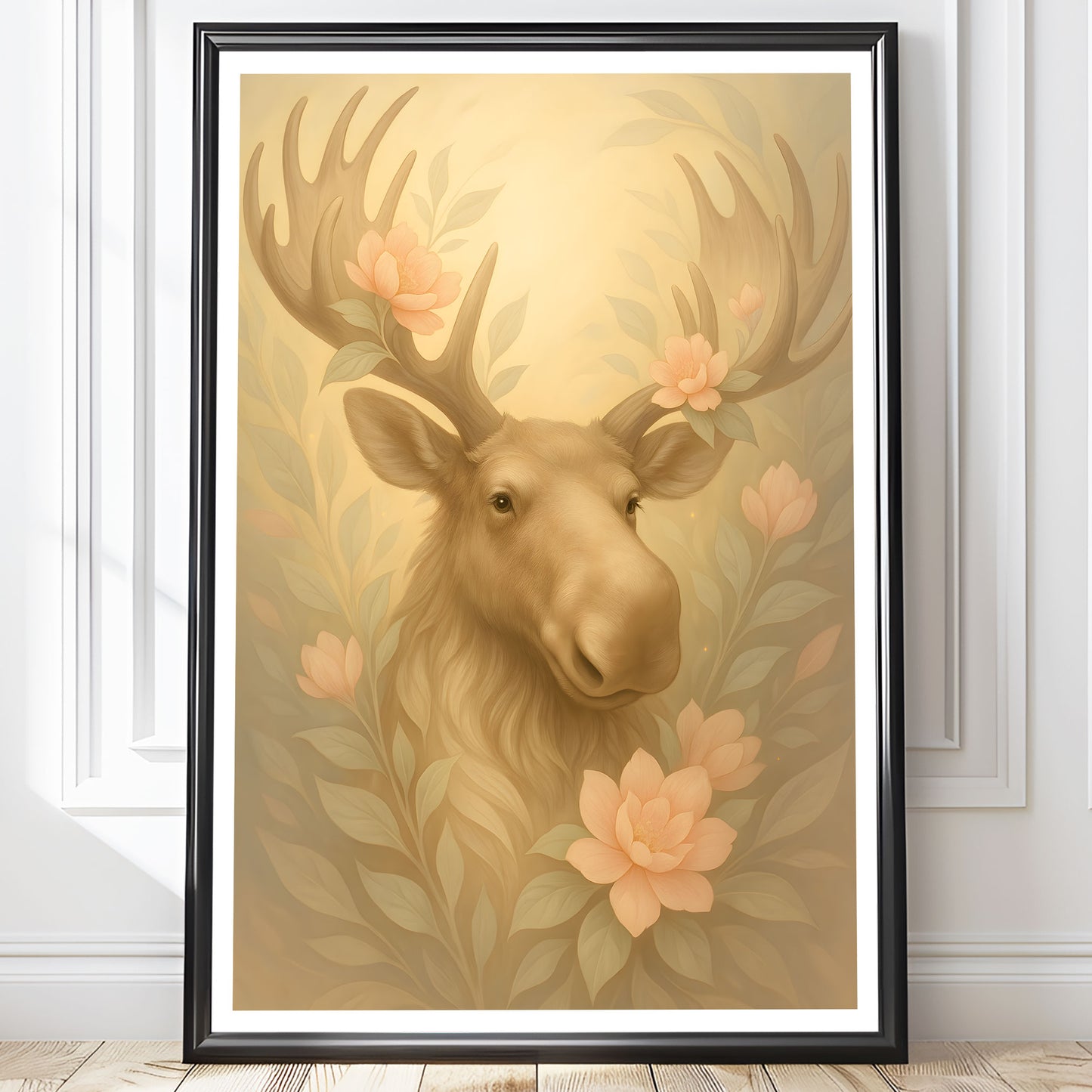 Poster Älg - Skogsdjur Art Print - Tryckt Poster i olika storlekar - PR88-12