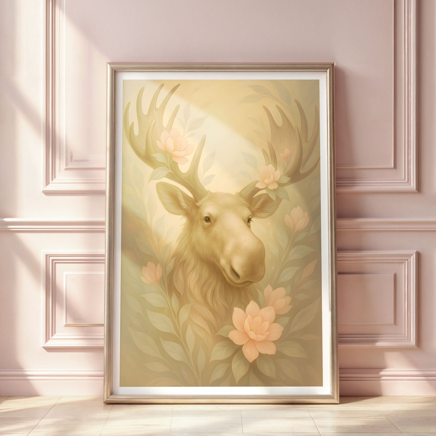 Poster Älg - Skogsdjur Art Print - Tryckt Poster i olika storlekar - PR88-12