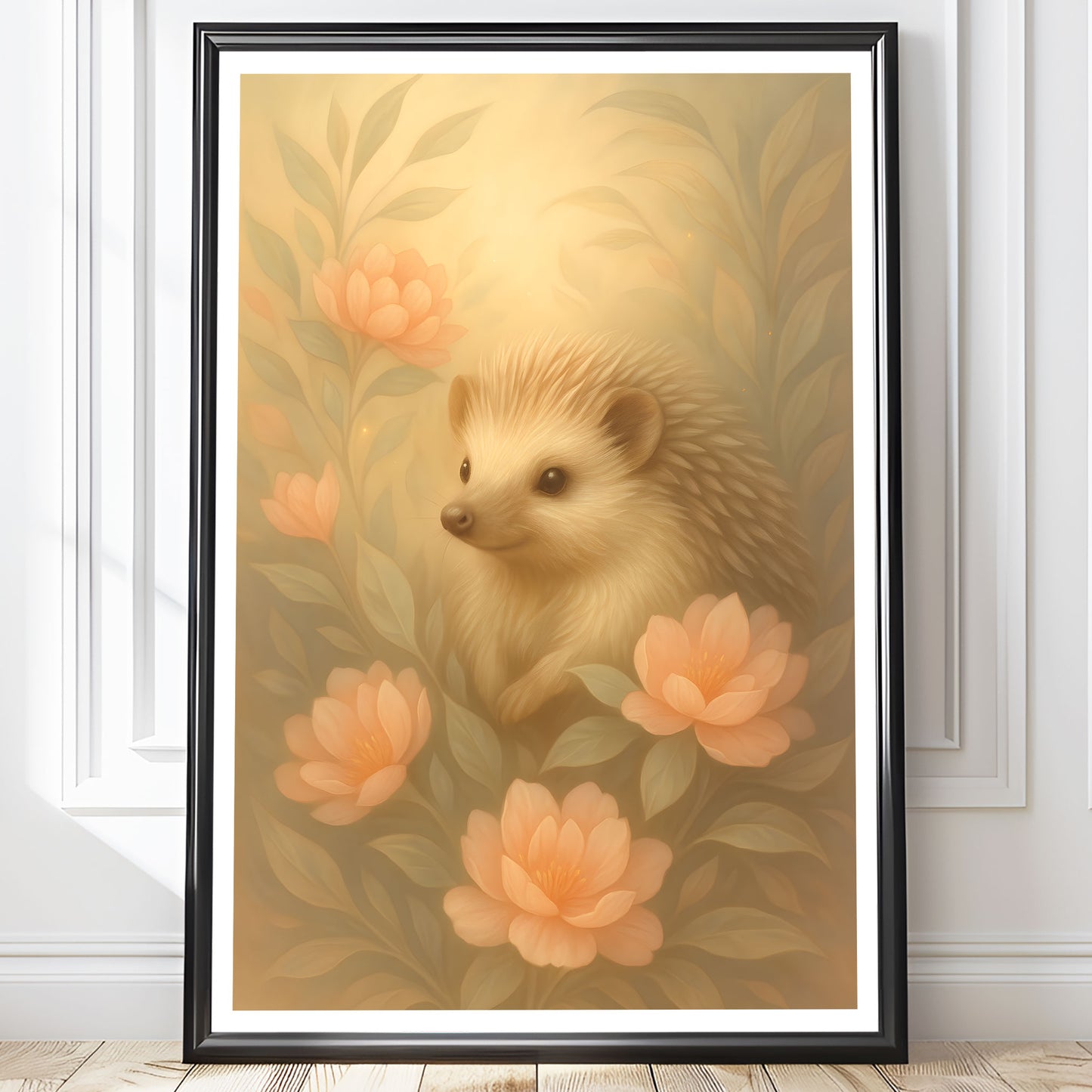 Poster Igelkott - Skogsdjur Art Print - Tryckt Poster i olika storlekar - PR88-17