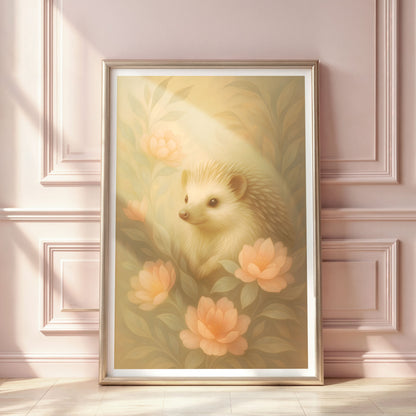 Poster Igelkott - Skogsdjur Art Print - Tryckt Poster i olika storlekar - PR88-17