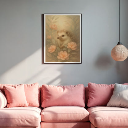 Poster Igelkott - Skogsdjur Art Print - Tryckt Poster i olika storlekar - PR88-17