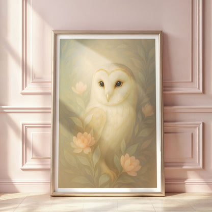 Poster Uggla - Skogsdjur Art Print - Tryckt Poster i olika storlekar - PR88-18