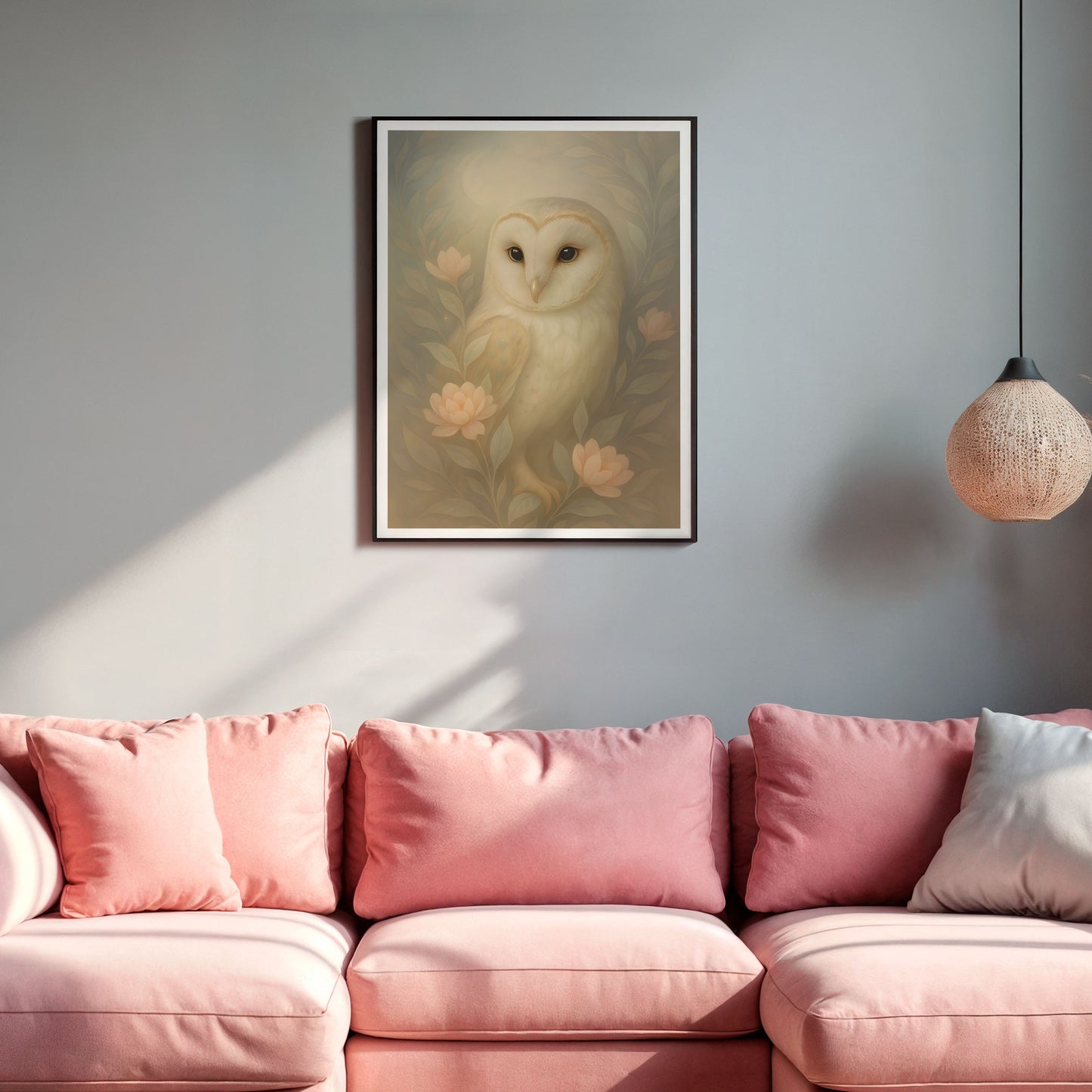 Poster Uggla - Skogsdjur Art Print - Tryckt Poster i olika storlekar - PR88-18