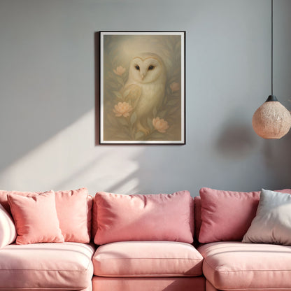 Poster Uggla - Skogsdjur Art Print - Tryckt Poster i olika storlekar - PR88-18