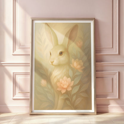 Poster Hare - Skogsdjur Art Print - Tryckt Poster i olika storlekar - PR88-19