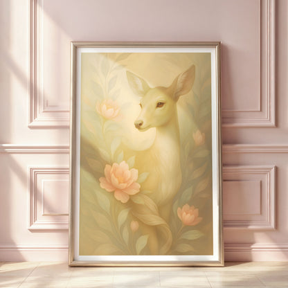 Poster Rådjur - Skogsdjur Art Print - Tryckt Poster i olika storlekar - PR88-20