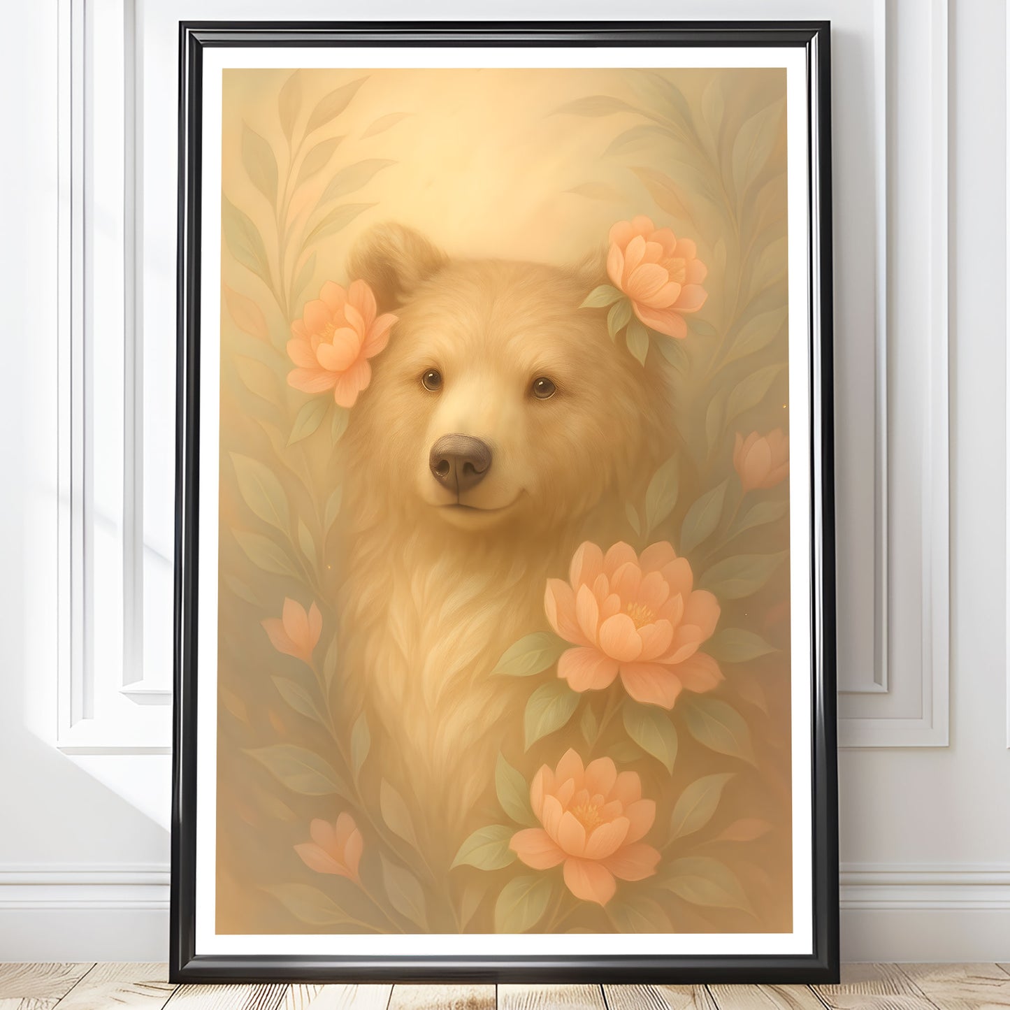 Poster Björn - Skogsdjur Art Print - Tryckt Poster i olika storlekar - PR88-23