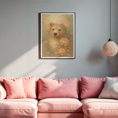 Poster Björn - Skogsdjur Art Print - Tryckt Poster i olika storlekar - PR88-23