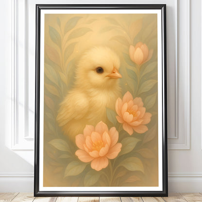 Poster Kyckling - Bondgårdsdjur Art Print - Tryckt Poster i olika storlekar - PR88-2