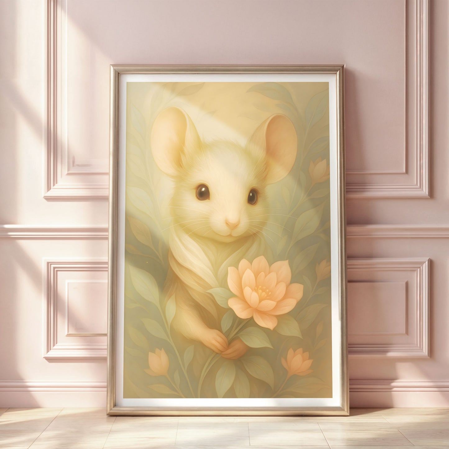 Poster Mus - Skogsdjur Art Print - Tryckt Poster i olika storlekar - PR88-5