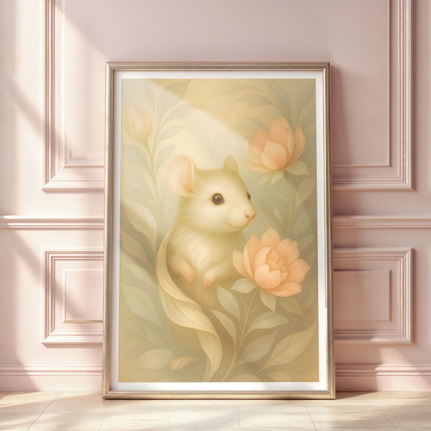 Poster Mus - Skogsdjur Art Print - Tryckt Poster i olika storlekar - PR88-6