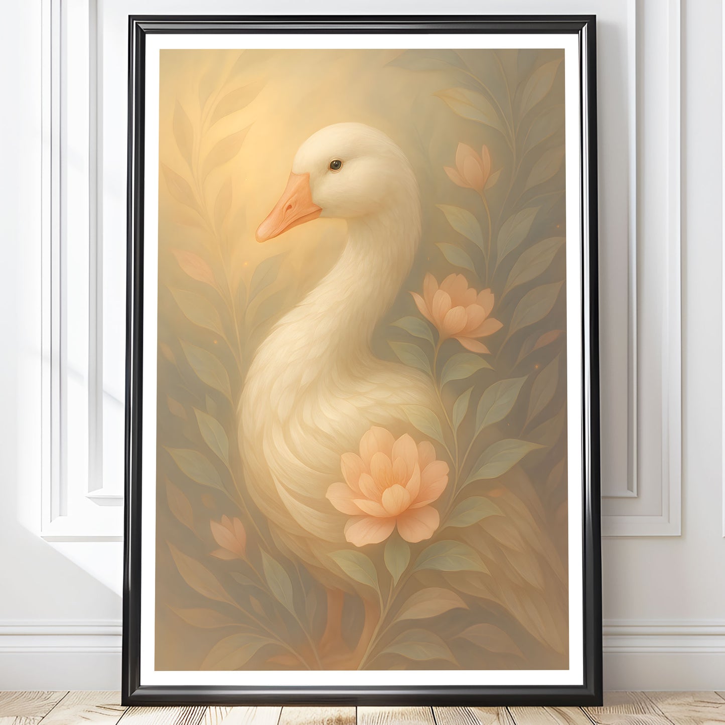 Poster Anka - Bondgårdsdjur Art Print - Tryckt Poster i olika storlekar - PR88-8