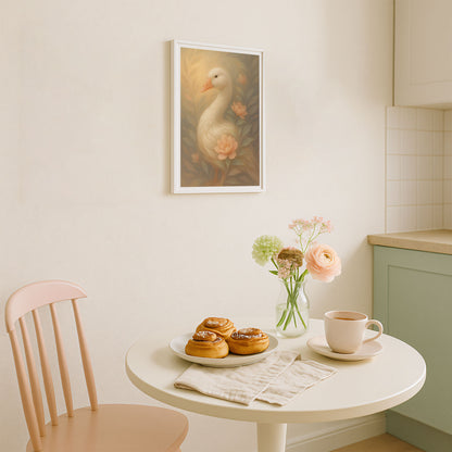 Poster Anka - Bondgårdsdjur Art Print - Tryckt Poster i olika storlekar - PR88-8