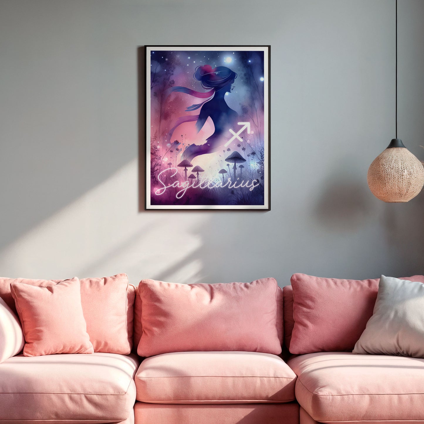 Poster Stjärntecken Skytten - Astrologi Art Print - Tryckt Poster i olika storlekar - PR89-4