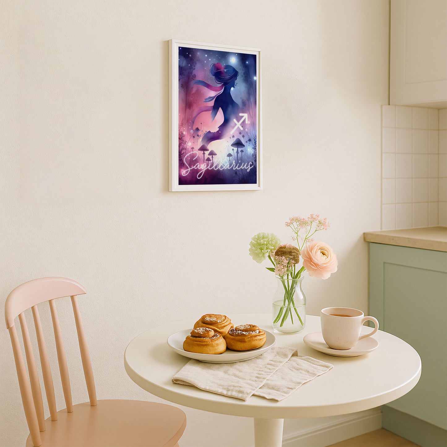 Poster Stjärntecken Skytten - Astrologi Art Print - Tryckt Poster i olika storlekar - PR89-4