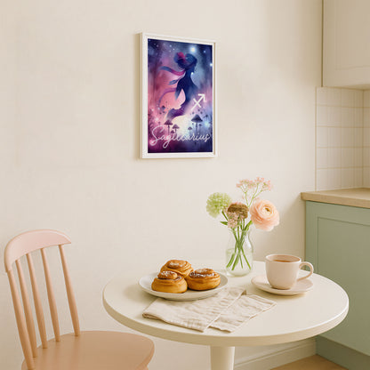 Poster Stjärntecken Skytten - Astrologi Art Print - Tryckt Poster i olika storlekar - PR89-4