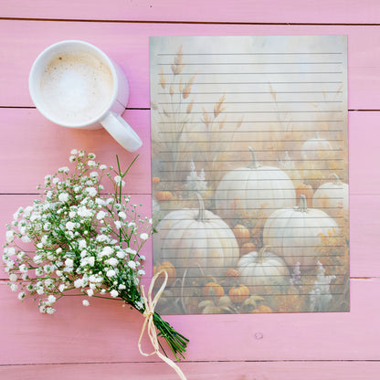 10-pack Brevpapper - Vita pumpor - Tryckt A5 Papper - WP517