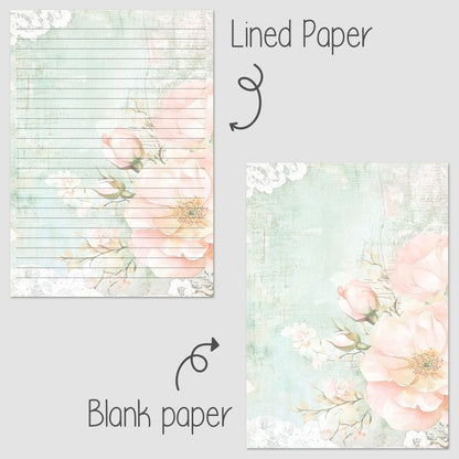 10-pack Brevpapper - Sommarstuga i bergen - Tryckt A5 Papper - WP537