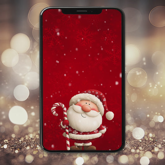 Digitalt Julkort – Animerad Videohälsning med/utan ljud (Tomte) - Direktnedladdning